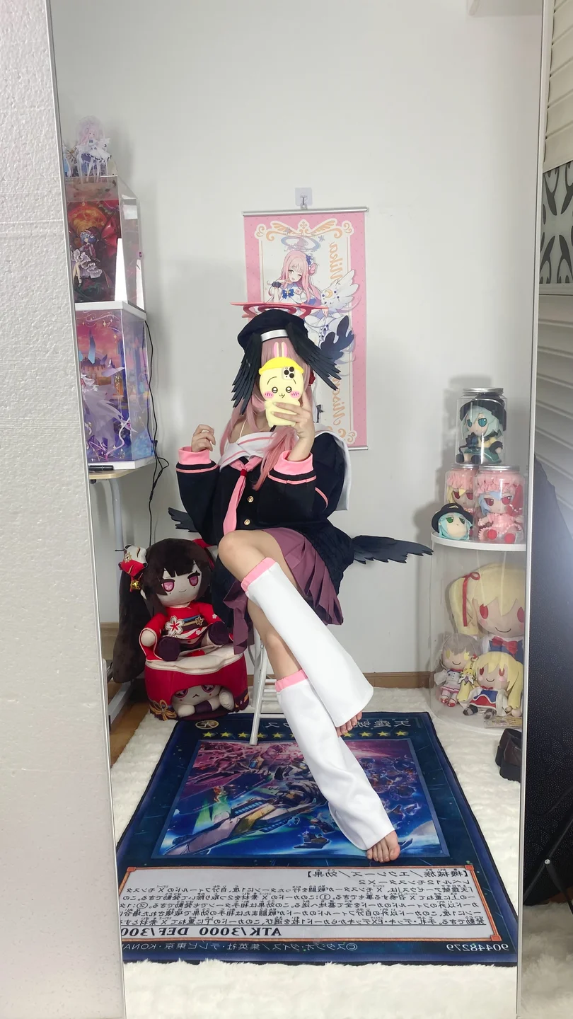 白栎Shirly - 蔚蓝档案·下江小春 [35P,7V-655MB] tg@simisebaisi 【丝足阁】011.webp